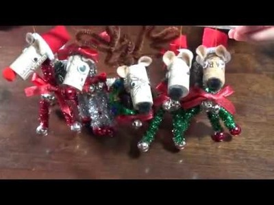DIY Reindeer Christmas Ornaments