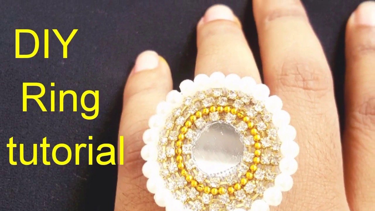 DIY Ring Tutorial.How to make Ring at home