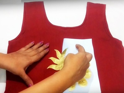 DIY : Stencil Painting | Easy Fabric Painting Ideas