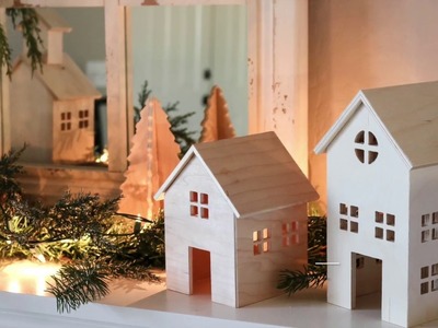 DIY Tiny Christmas Village