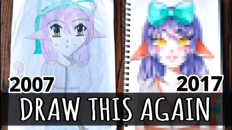☆ DRAW THIS AGAIN || My First Drawing! (10 Years of Improvement)☆