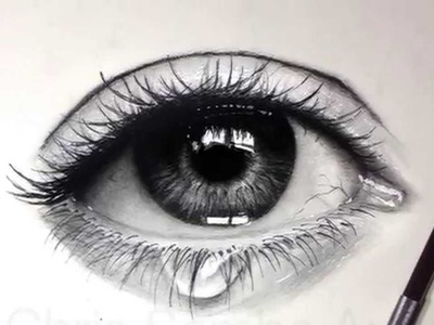 Drawing a Realistic Eye with Charcoal