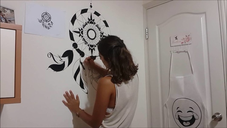 DreamCatcher - Wall Painting (Timelapse)