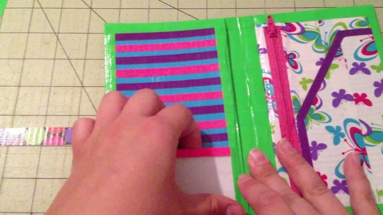 Duct Tape Women's Wallet with zipper coin pouch SO CUTE!
