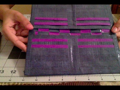 DUCT TAPE WOVEN WOMENS WALLET TUTORIAL :D