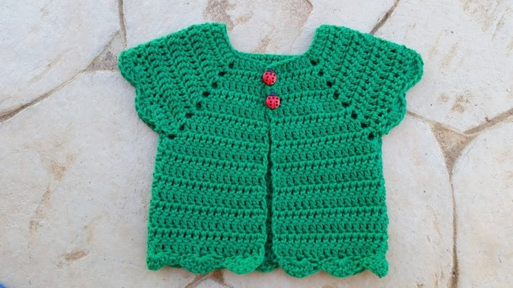 Girls Cardigan (Crochet)