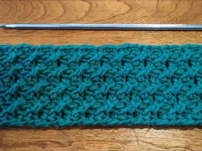 Have you been double crossed ( Tunisian crochet lace stitch ) #2