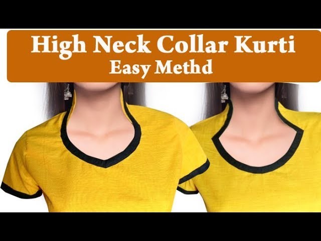High neck (halter neck design tutorial malayalam) kurti easy method for beginners DIY tutorial