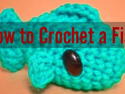 How to Crochet a Little Fish Easily Step By Step | Crochet Fish Pattern |