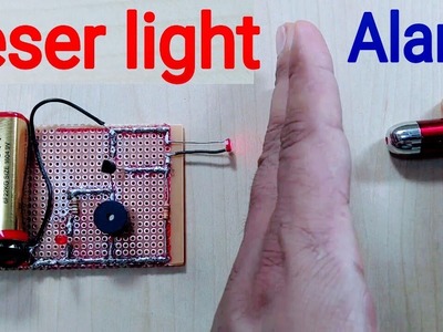 How to make a Laser Light Security Alarm - DIY