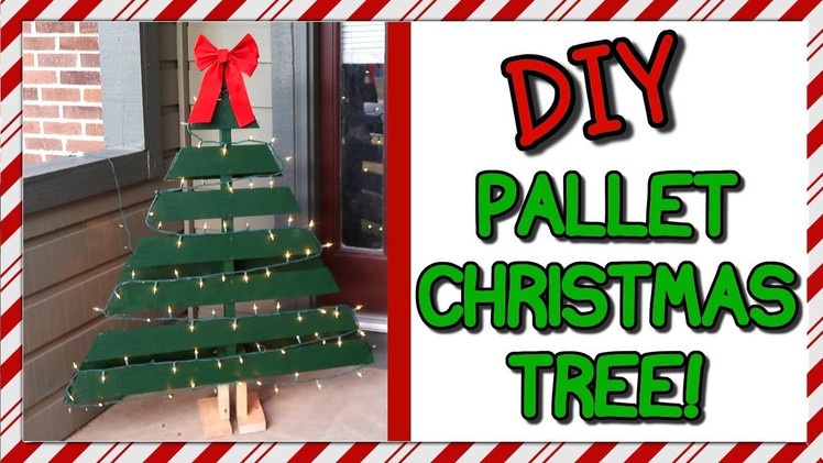 How To Make A Pallet Christmas Tree | I Am Kristin????