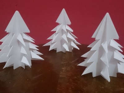 How To Make A Paper Christmas Tree - DIY