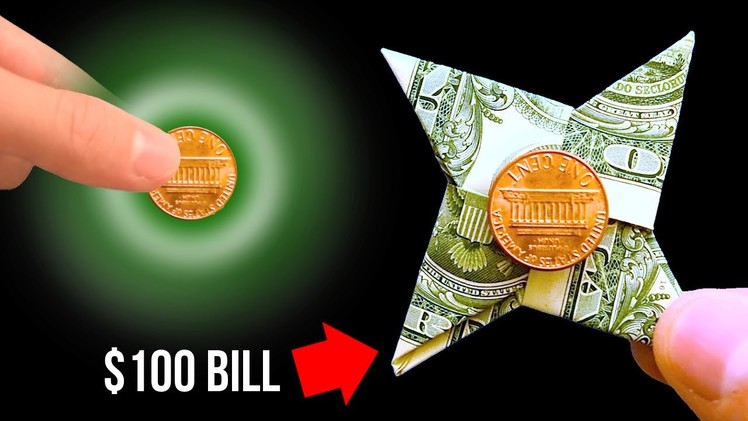 How To Make A Paper Fidget Spinner WITHOUT BEARINGS - $100 BILL!