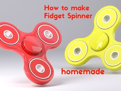 HOW TO MAKE A PAPER FIDGET SPINNER WITHOUT BEARINGS