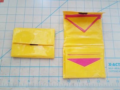 How to make a small duct tape womens wallet