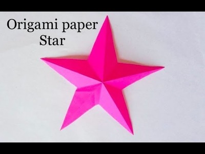 How to make simple & easy Origami 3D paper star | DIY Paper Craft Ideas for Christmas Decoration