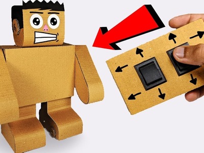 How to make Walking ROBOT from cardboard Easy Science Project DIY