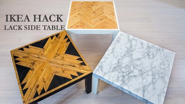 IKEA Hack LACK Side Table DIY