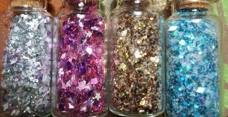 JAZZY TIME!- Glitter mixes for MY FIRST SWAP!!!! with SWEET NAILS SHERRI C.