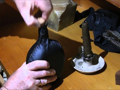 Making A Leather Covered Saddle Flask By Keith H  Burgess Part Three Final