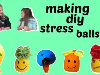 Making diy stress balls! (ft. Mia the Gymnast!)