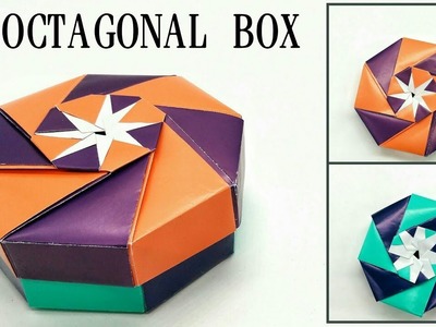 Octagonal Box - Modular Origami DIY Tutorial  - 850
