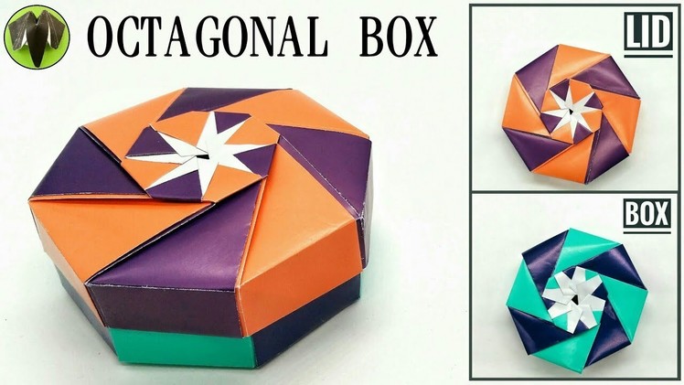 Octagonal Box - Modular Origami DIY Tutorial  - 850