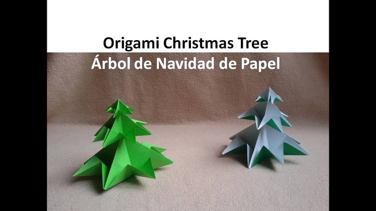 #Origami Christmas Tree - Arbol de Navidad de Papel DIY Tutorial