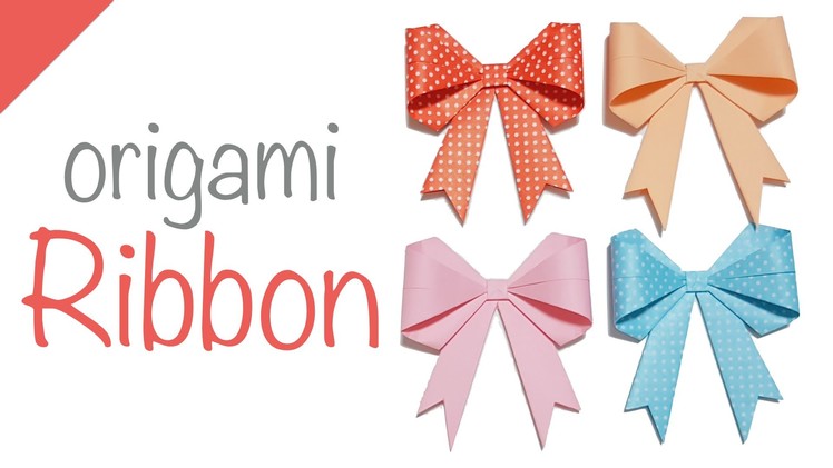 Origami Ribbon  tutorial - 5 minutes series #08
