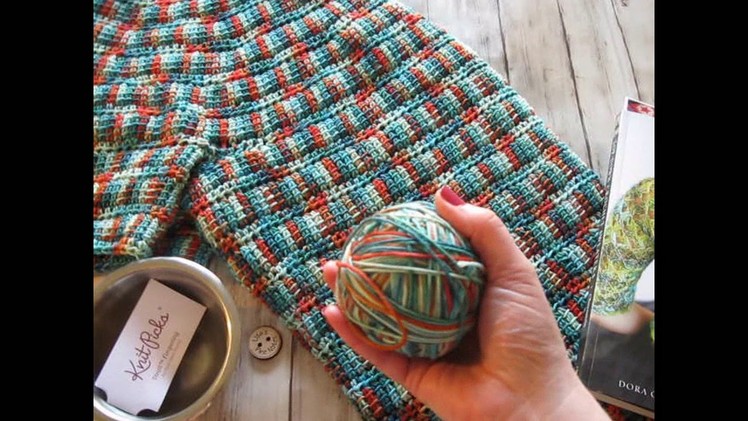Pine Notes ~ My 1st Top Down Crochet Sweater ~ Luna ~ pattern by Dora Ohrenstein