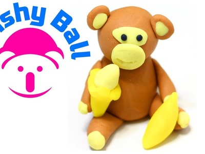 Play-Doh Monkey Eating Banana!
