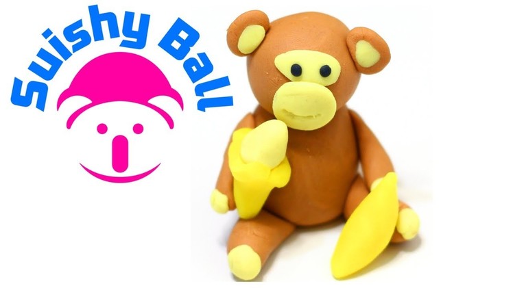 Play-Doh Monkey Eating Banana!