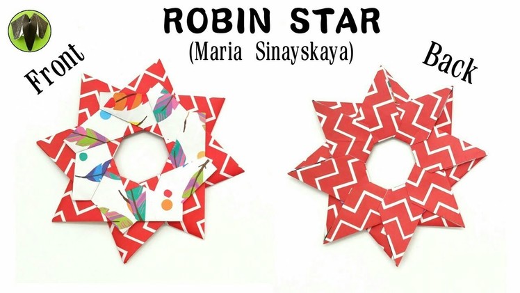 Robin Star by Maria Sinayskaya - Variation 2 - DIY origami Tutorial - 852