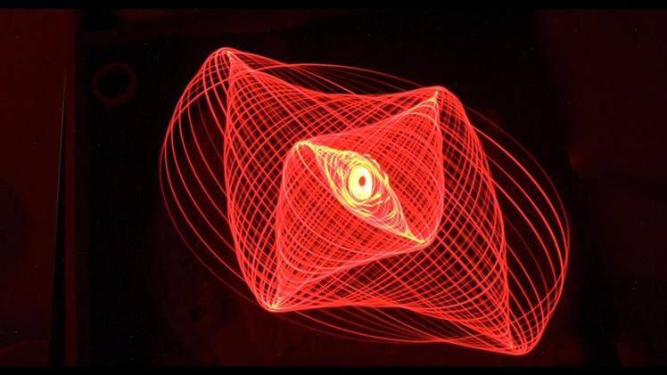 Sand, light pendulums-Lissajous patterns-part two. Homemade Science with Bruce Yeany