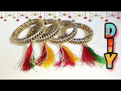 Silk Thread Bangles | DIY | Silk Thread Bangles Art