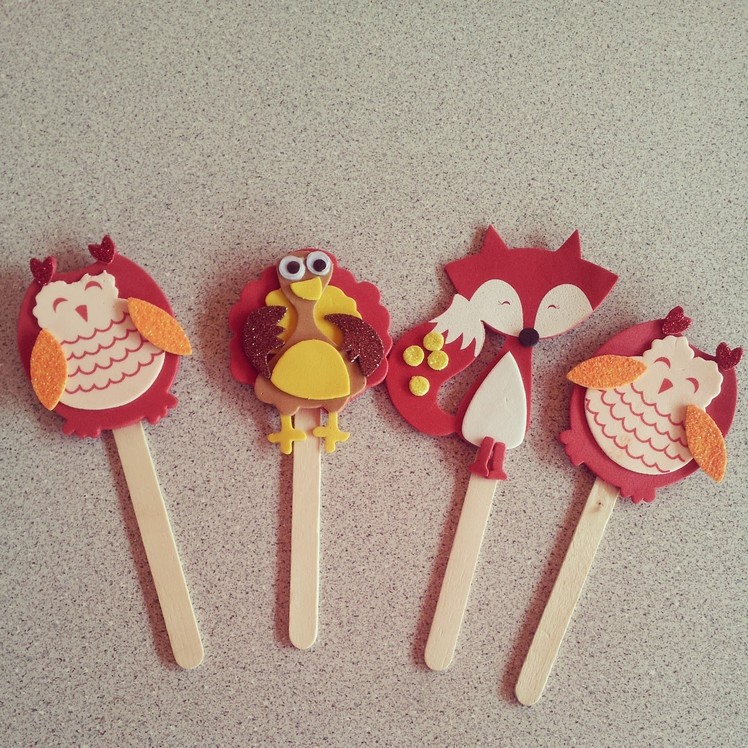 Thanksgiving Stick Puppets