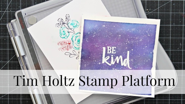Tim Holtz Stamp Platform review