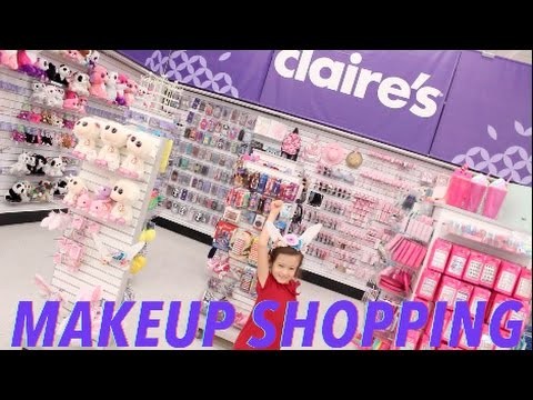 TOYS R US CLAIRE'S SECTION MAKE UP AND JEWLERY SHOPPING SPREE TAY HAUL