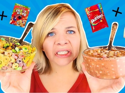 WEIRD Food Combinations People LOVE! *RANCH AND SKITTLES* Eating Gross DIY Foods Candy!. SoCassie