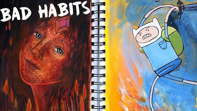 5 Bad Artist Habits to Avoid