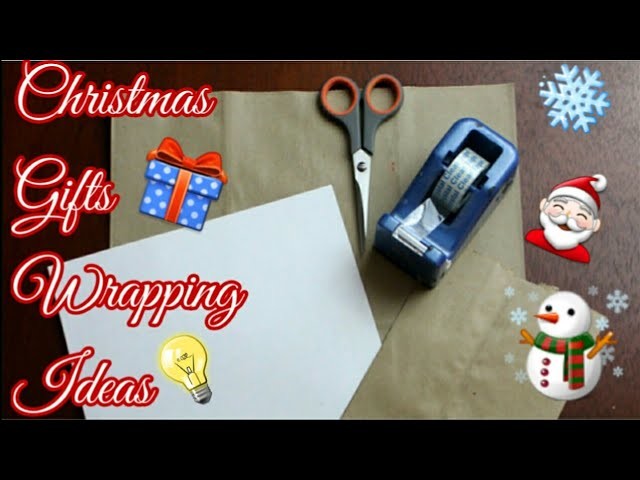 7 Christmas Gift Wrapping Ideas| DIY| Best nd Cheap|Last Minute Gift Wrapping Ideas|A3 all about art