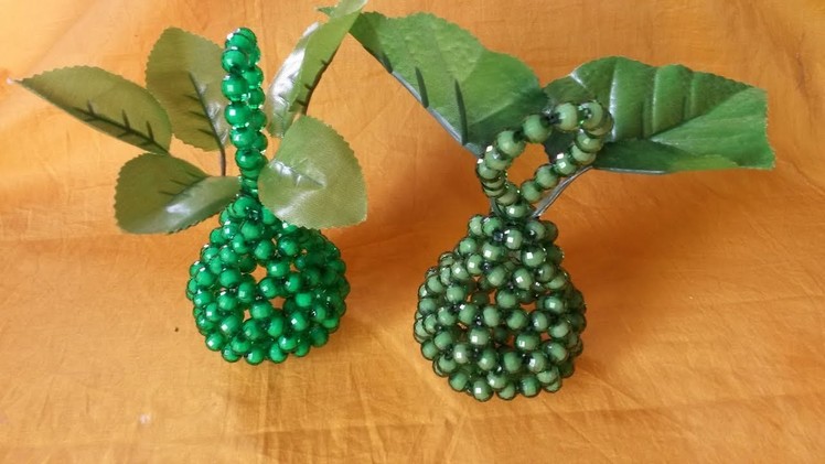 Beaded Craft Ideas | How to make  beaded Guava.Beads fruits | DIY Craft Ideas For Room Decor