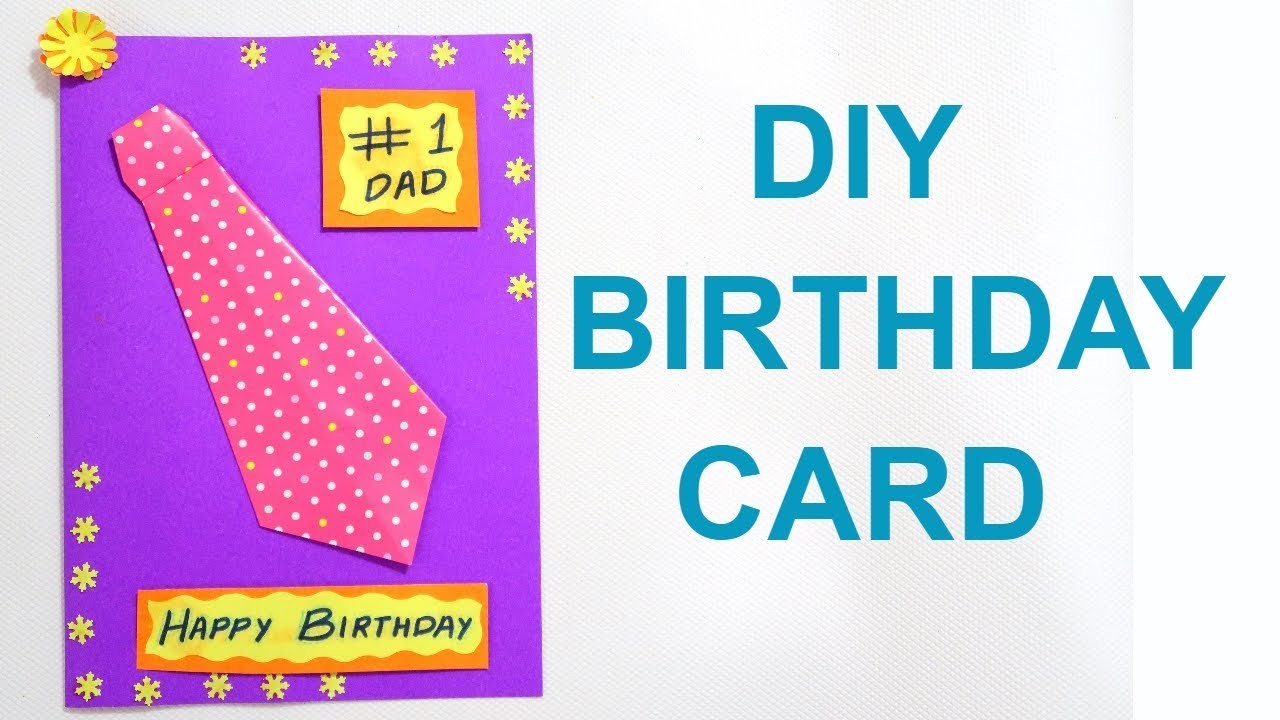 How To Make A Beautiful Birthday Card For Father