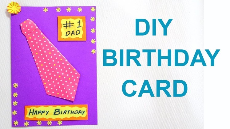 BIRTHDAY CARD FOR FATHER | DIY BIRTHDAY CARD | FATHERS DAY CARD | DIY CARD FOR FATHER. DAD birthday