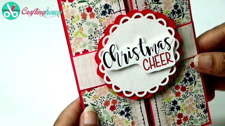 Christmas Card: DIY Handmade Gate-fold Greeting Card