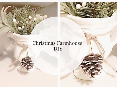 Christmas Farmhouse DIY || Simple Holiday Decorating 2017