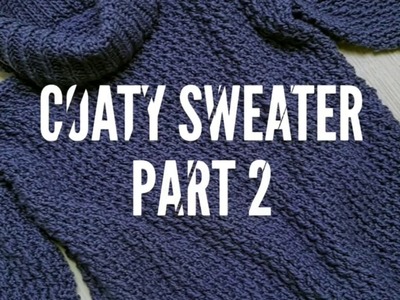 Coaty crocheted sweater part 2