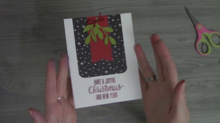 Day 11 Easy DIY Merry Christmas Happy New Year Holiday Card