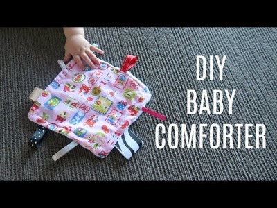 DIY BABY COMFORTER | DIY BABY TAGGY BLANKET