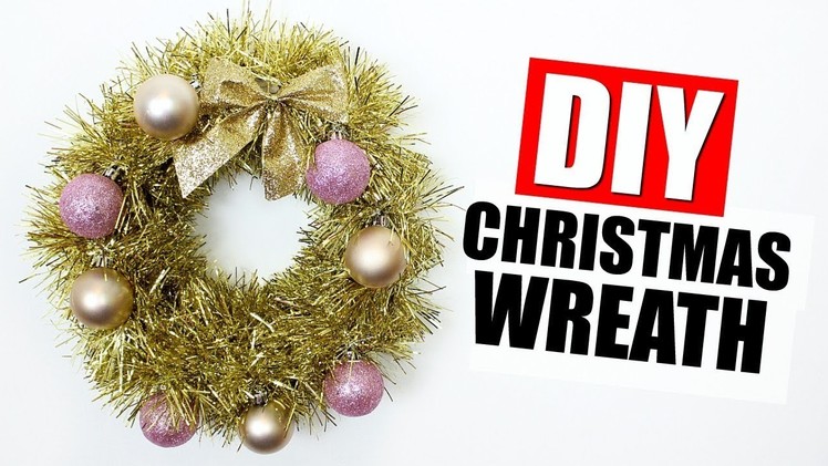 DIY CHRISTMAS WREATH DECOR | 25 DIYs Of Christmas Day 7